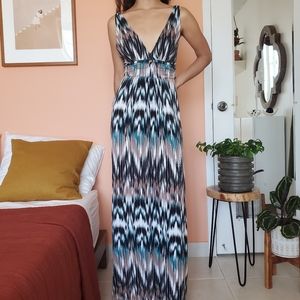 Tart Abstract Print Maxi Dress